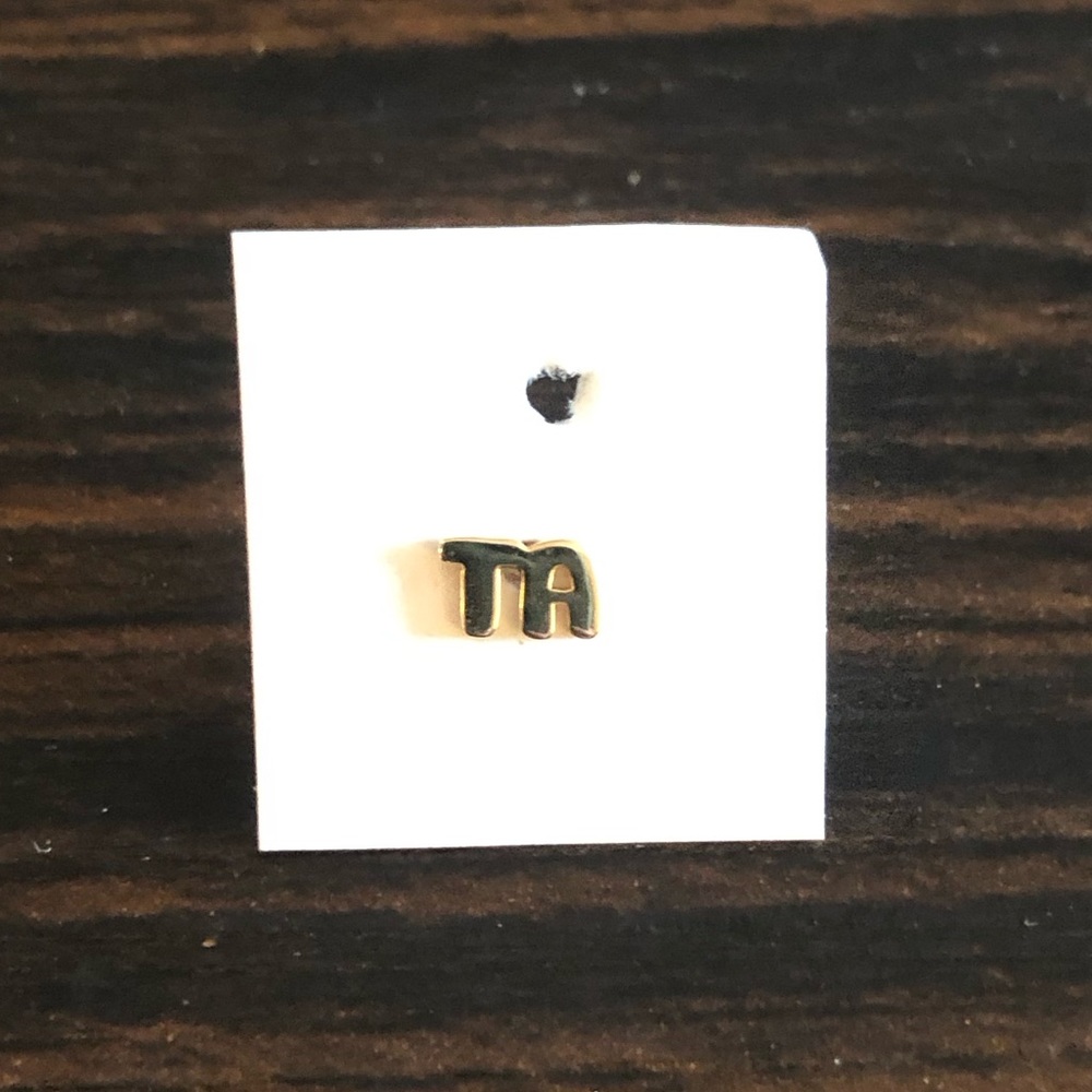 Jennifer Fisher Special Edition Single 14K Gold TA Mini Stud